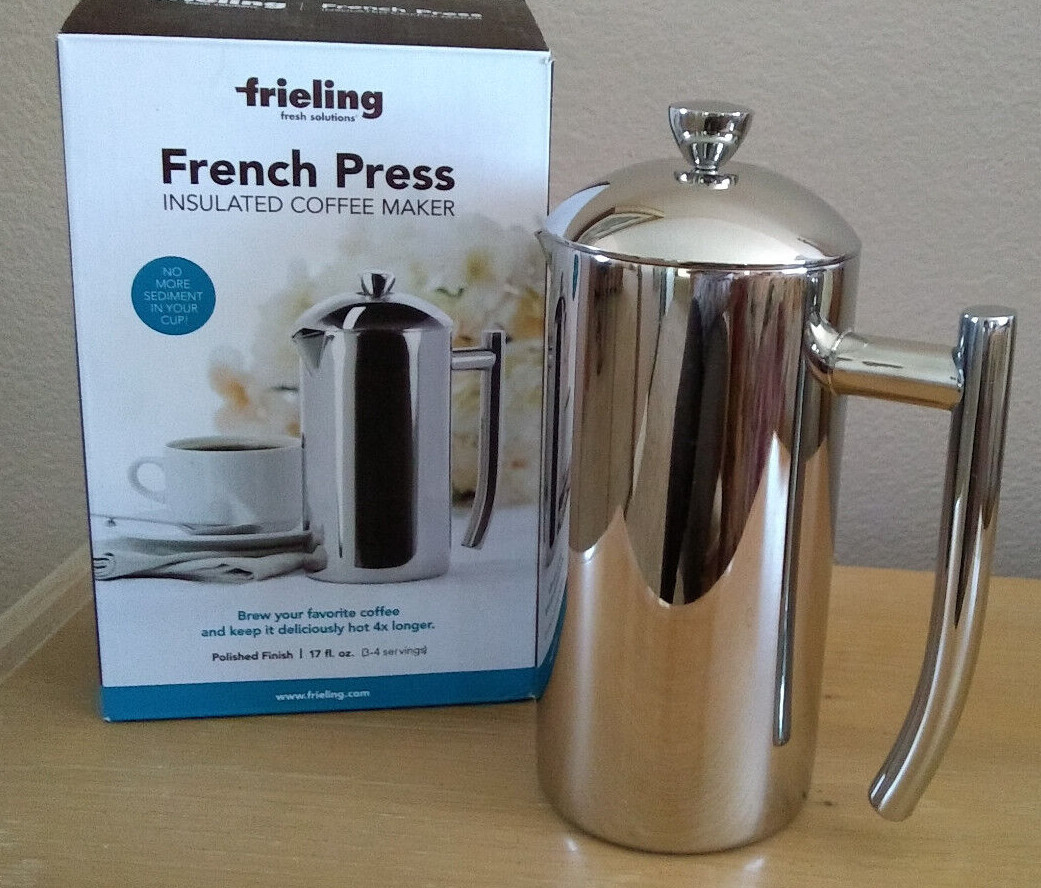 Frieling 17 Ounce French Press, Polished Stainless Steel * NEW * | eBay