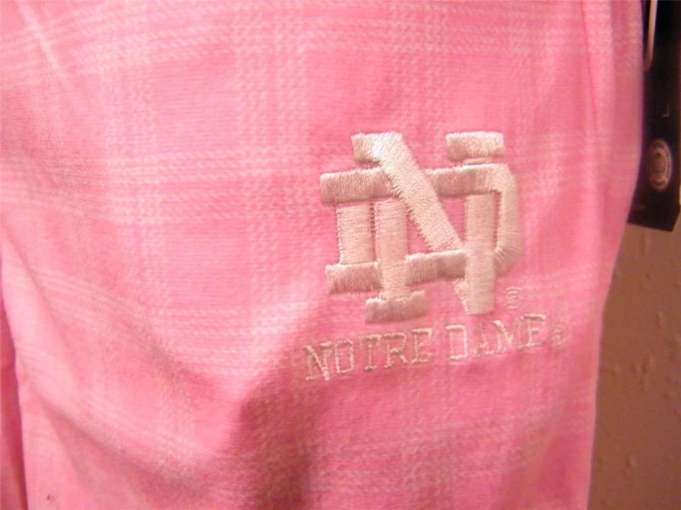 Nuevo Notre Dame Lucha Irlandés Niñas Niños Tallas 4-5/6-6X Adidas Pijama Pantalones Foto 2 de 4