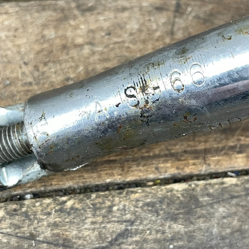 Vintage Schwinn Stem AS Neck Gooseneck 1966 66 Typhoon 60s Stamped Pat Pend - Image 2 of 4