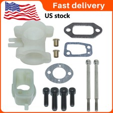 Collettore gomito aspirazione bullone marmitta carburatore per Husqvarna 268 272 # 503496901