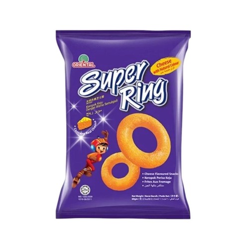Malaysias orientalische Super Ring Snacks mit Käsegeschmack (60 g x 2 Packungen) - Bild 4 von 6