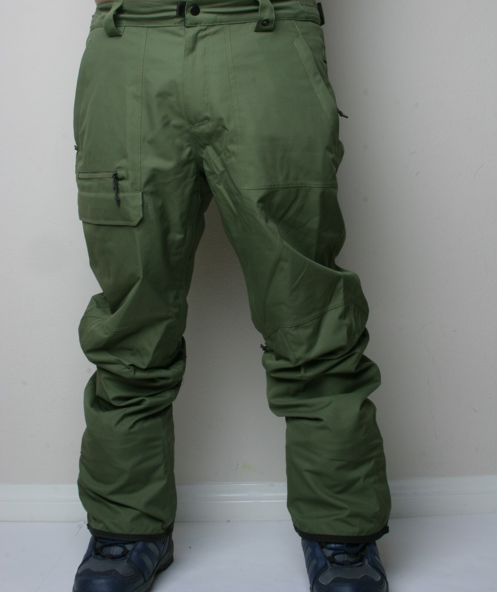 686 Vice Shell Snowboard Pant (L) Surplus Green L9W215-SPGR