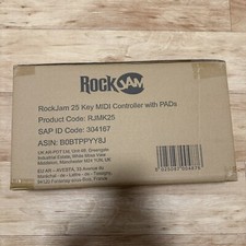 RockJam Go 25 Key USB & Bluetooth MIDI Keyboa...