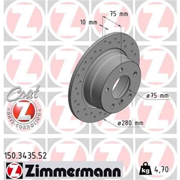 2X Zimmermann Sport Z Bremsscheibe 150.3435.52-image