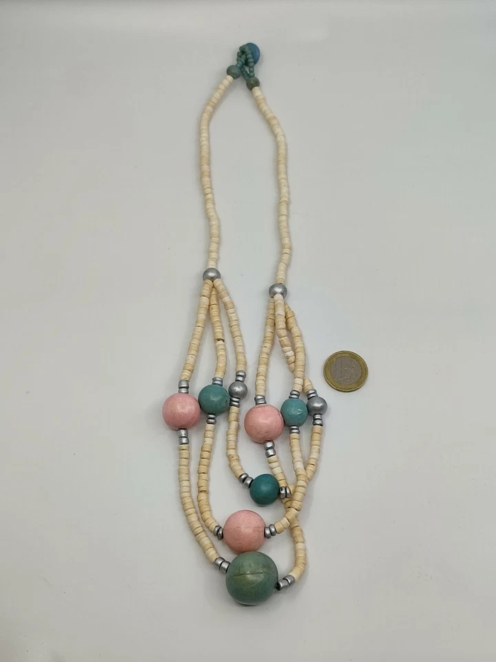 12 x Holzkette - Neu - Fashion Design Kette Sammlung Konvolut Schmuck Auflösung - Bild 2 von 4