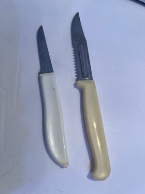 2  Vintage 1 Thomas 4 WAY KNIFE Stainless Steel Multi-use & Kitchen Paring Knife