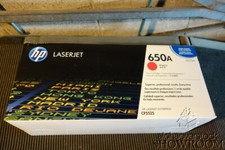 New Open Box Genuine OEM HP 650A CE273A Magenta Toner LaserJet CP5525 5B06H1Ba