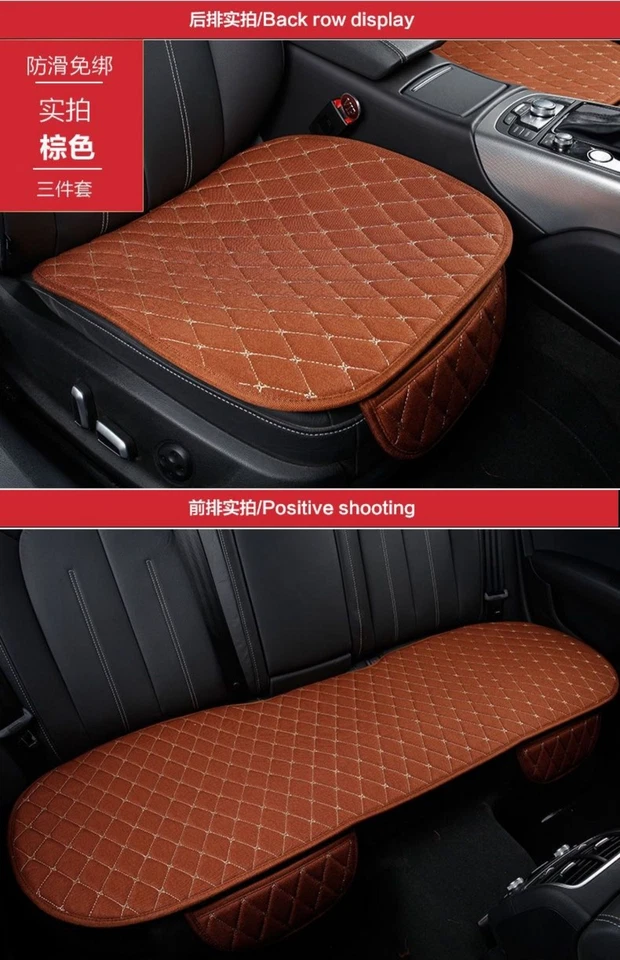 For Mercedes-Benz Car Seat Cover Mat Waterproof Backrest Universal S/M/L Size Foto 3 de 4
