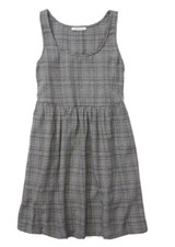 American Eagle Plaid Babydoll Mini Dress