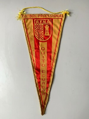 Fanion Équateur Football - Original Des Années 70 - Très Rare - Bon état
