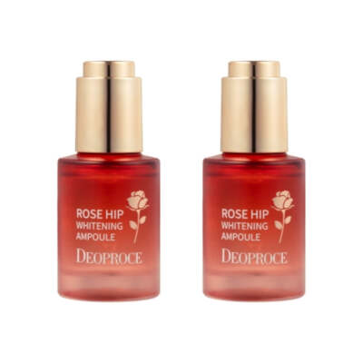 Deoproce Rose Hip Whitening Ampoule 28ml*2Pcs - FREE SHIPPING