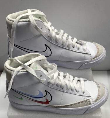 Nike Blazer Mid '77GS Black Sail White Red Green DM9475-100 Size 5.5Y No Box