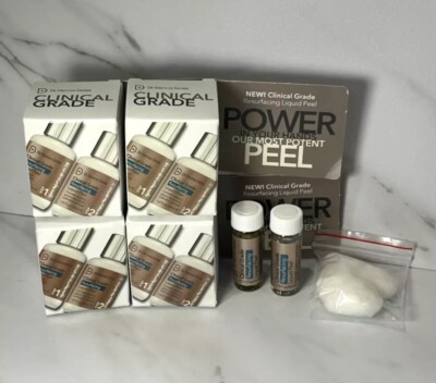 4 Dr Dennis Gross Step 1 + Step 2 Resurfacing Liquid Peel 0.13 oz (x2)