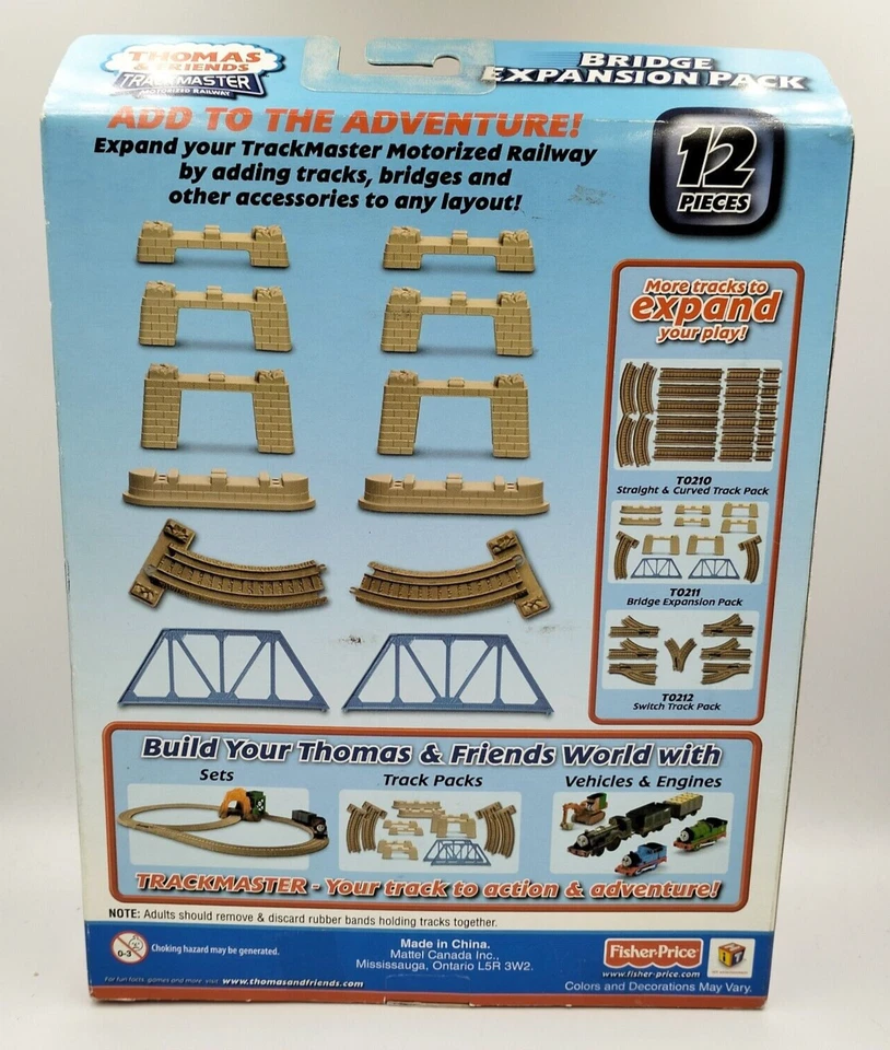 Thomas & Friends Trackmaster 12 Piezas Puente Expansión Pack Fisher Price Tren Foto 3 de 4