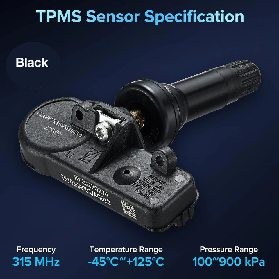 4pcs TPMS Tire Pressure Monitor Sensors TPMS for Subaru Impreza Legacy WRX STi Foto 2 de 4