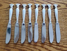 Wallace Romance of the Sea Sterling Silver Butter Spreader-6 1/4"-No Mono-PerEac