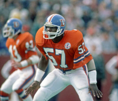 Linebacker Tom Jackson Denver Broncos looks on from the field duri- Old Photo 1