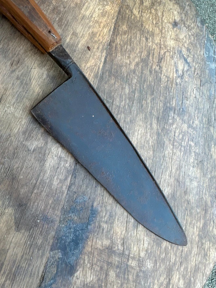 Ancient Old Wooden Handle Steel Blade Mughal Dagger Sword Knife - Image 4 of 4