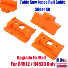 For R4512 / R4520 Only Table Saw Fence Rail Guide / Slider Upgrade / Mod / Fix