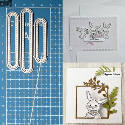 Etikett Stanzschablonen Metall Cutting Dies Scrapbooking Präge Stencils Karte