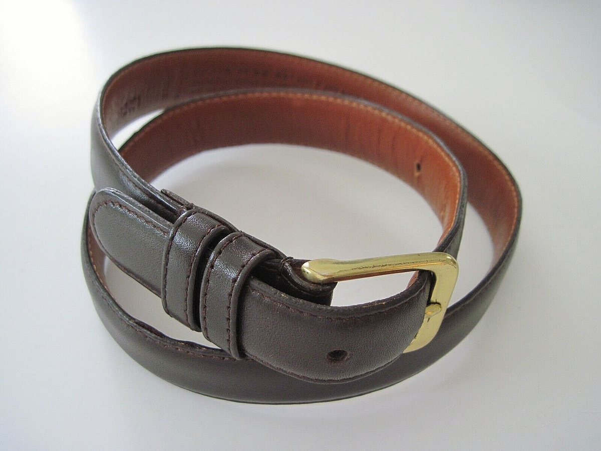Vintage Coach Black Lizard-Embossed Leather Belt – Made in USA Size Large Leather belt Coach Black size L International in Leather  main image 4