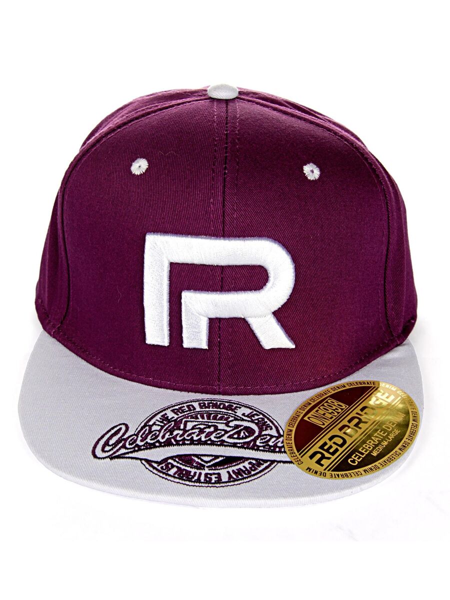 Redbridge Snapback Cap R-Logo Caps Bestickt eBay Baseballcap | Schirmmütze Basecap