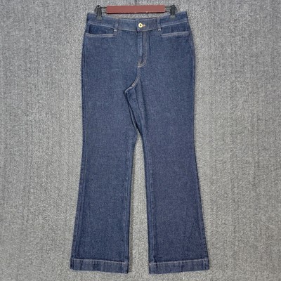 Talbots Flare Leg Pull On Jeans Talbots High-Waist Jegging Crop