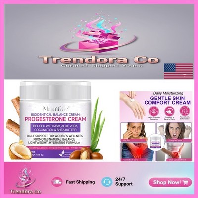 Wild Yam Cream for Hormonal Wellness: Lightweight Daily Moisturizer (4.23 Oz)
