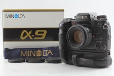  MINT Minolta  9 a9 Alpha Maxxum Dynax Film Camera AF 50mm F1.4 Lens From JAPAN