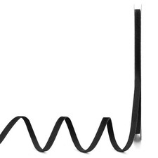 Double Faced Velvet Ribbon Christmas Wreath Gift Decor Black 1/4 Inch 20 Yards