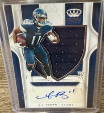 2019 Crown Royale Silhouette Autographs A.J. Brown #SA10 87/99 