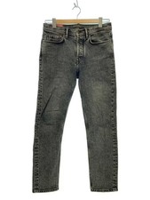 Acne Studios Bla Konst Bottoms, Size 28, Cotton, Gray, B00104