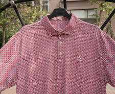    HOT Rhoback Bunting Polo UPF50 Performance Golf Smooth Touch Flex Fabric Cool