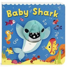 Baby Shark Finger Puppet Board Book, Gifts for Birthdays, Baby Showers, Litt...