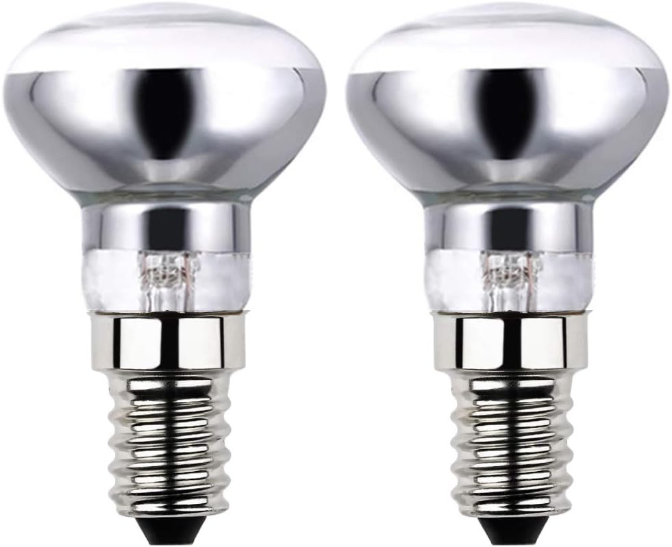 Sunnylinn 2X R39 E14 25W Lava Lamp Bulbs 240V, Small Edison Screw SES Reflector