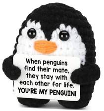 Anniversary Valentines Gifts for Her Him Women Men, Mini You‘re My Penguin