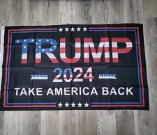 3' x 5' Donald Trump 2024 Take America Back Outdoor Flag MAGA Double Sided Thick
