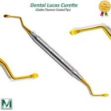 Periodontal Dental Lucas Surgical Bone Curettes 2.5mm Serrated Spoon Instruments