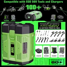 56V 10.0AH For EGO 56V BA1400 POWER+ Lithium Battery BA5600 BA4200T BA1400 Pack