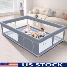 Baby Playpen Toddlers Indoor Outdoor Activity Center Safe Soft Mesh Fence New