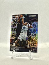 2024-25 Prizm Black KARL MALONE #23 Mojo Prizm /25  Fireworks Jazz													