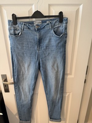 New Look Tall Blue Lift And Shape Skinny Jeans Size 18