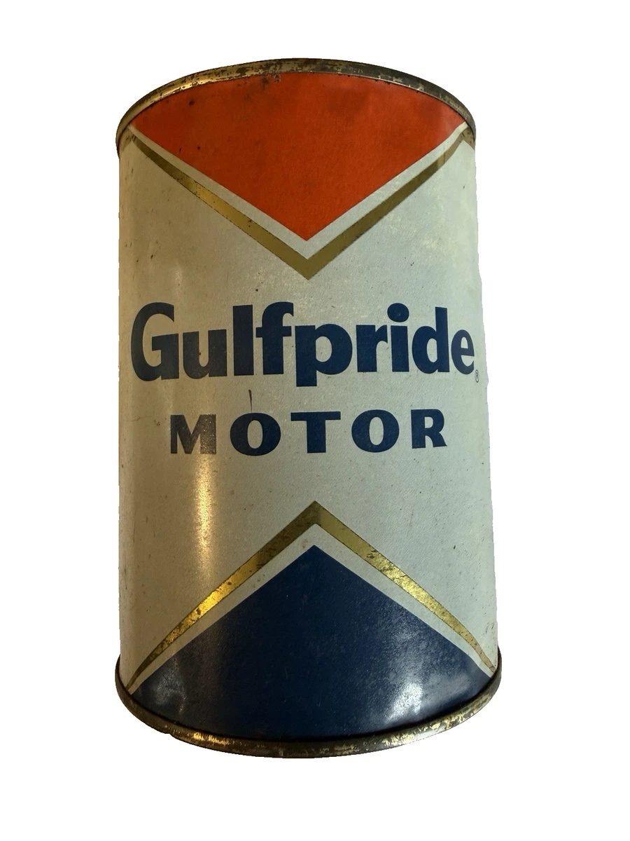 Gulf In Collectible Gas & Oil Advertising Cans And Buckets for