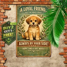 German Shepherd Once Upon A Time Dog Metal Tin Sign 8x12