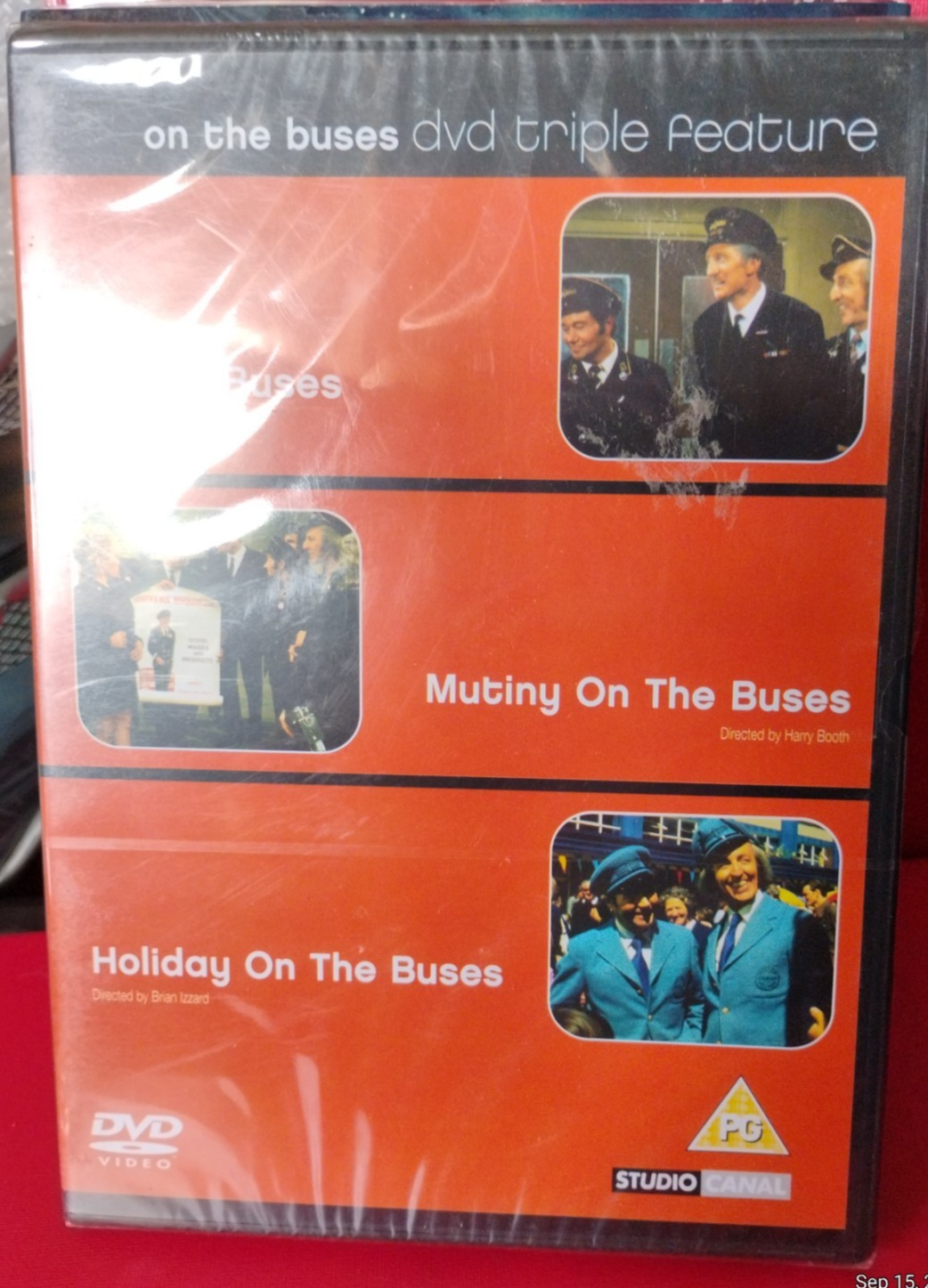 ON THE BUSES / MUTINY ON THE BUSES / HOLIDAY ON THE BUSES NEW SEALED DVD