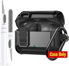 JBL Vibe Beam/Beam 2 Lock Clip Case Cover with Cleaner Kit, Black Protective Gea