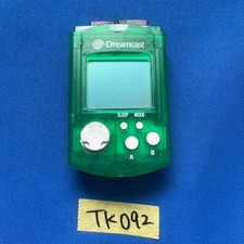   TK092 Dreamcast Visual Memory HKT-7007-04 Lime Green Japan Tested Work Used