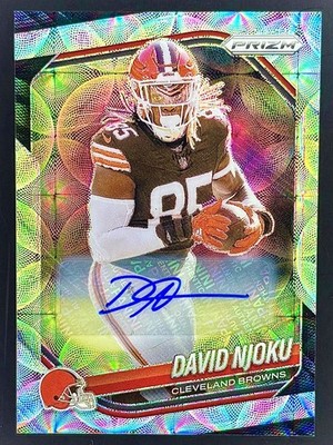 2025 Panini Prizm - David Njoku #155 Choice Prizm Autographs /100 (AU)