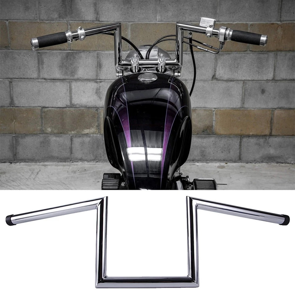 Manillar barra de arrastre barras Z de motocicleta de 1" 25 mm para Yamaha V Star 650 1100 1300 Foto 3 de 4