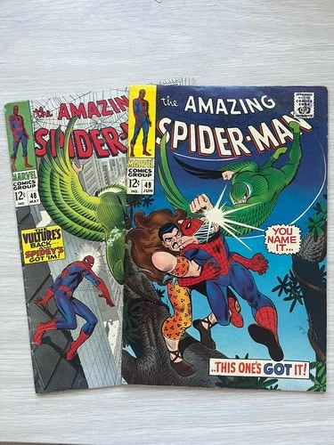 Amazing Spider-Man 48 & 49 (1967) VG Range - Vulture And Kraven Appearances!